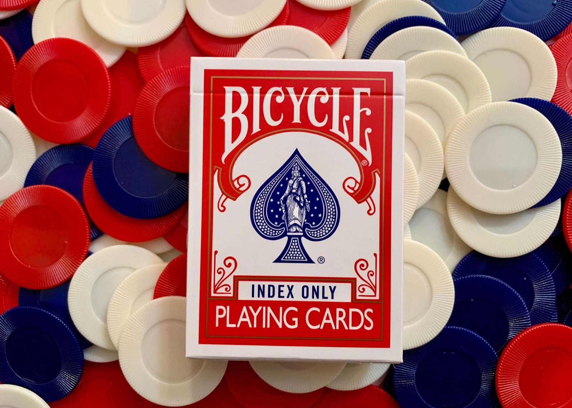 PlayingCardDecks.com-Index Only Stripper Bicycle Playing Cards