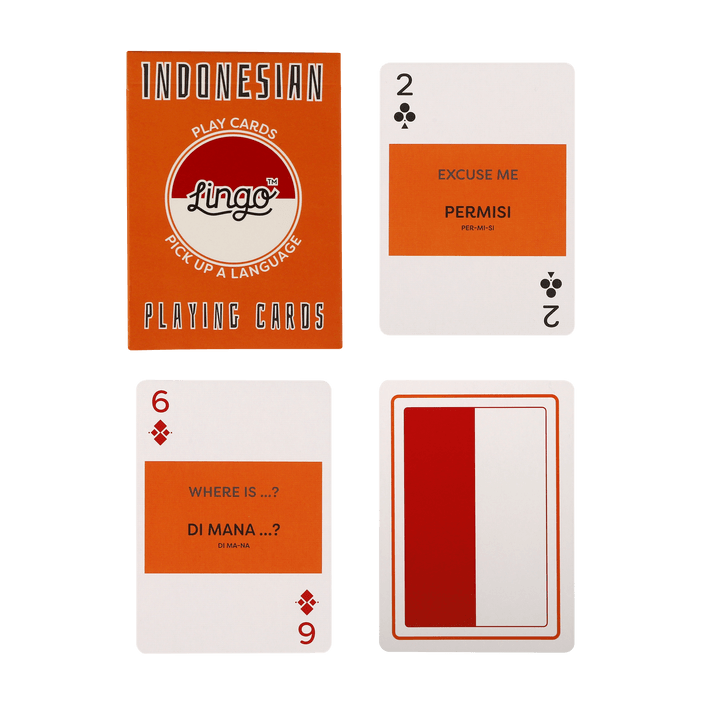 PlayingCardDecks.com-Indonesian Lingo Playing Cards