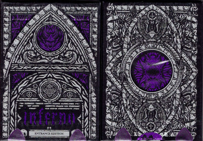 PlayingCardDecks.com-Inferno Violet Vengeance Playing Cards TPCC