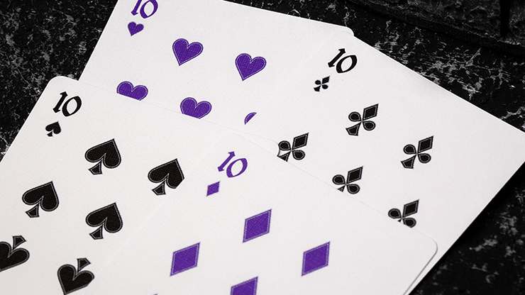 PlayingCardDecks.com-Inferno Violet Vengeance Playing Cards TPCC