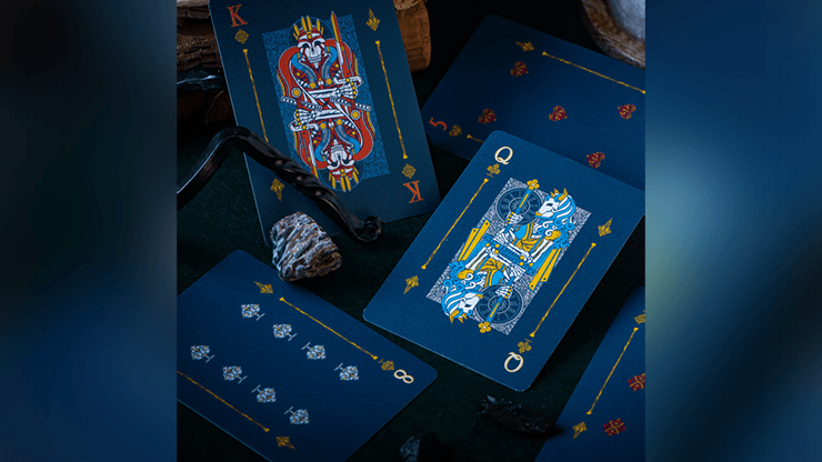 PlayingCardDecks.com-INFINITUM Royal Blue Playing Cards WJPC