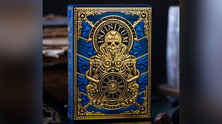 PlayingCardDecks.com-INFINITUM Royal Blue Playing Cards WJPC