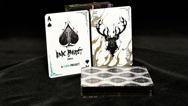 PlayingCardDecks.com-Ink Beast Collector's Gilded Playing Cards LPCC