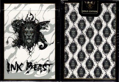 PlayingCardDecks.com-Ink Beast Gold Playing Cards LPCC