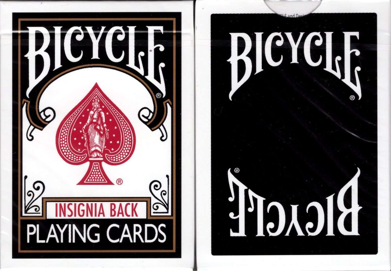 Insignia Back Black Bicycle Playing Cards – PlayingCardDecks.com