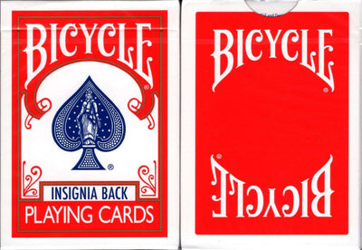 PlayingCardDecks.com-Insignia Back Red Bicycle Playing Cards