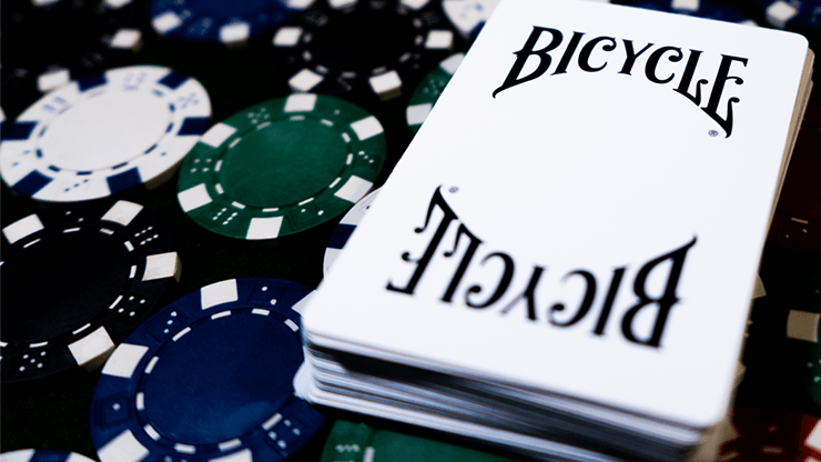 PlayingCardDecks.com-Insignia Back White Bicycle Playing Cards