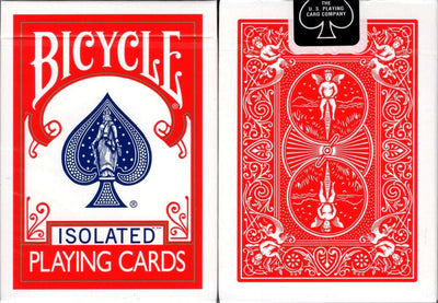 PlayingCardDecks.com-Isolated Red Gimmicked Bicycle Playing Cards