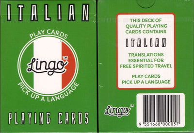 PlayingCardDecks.com-Italian Lingo Playing Cards