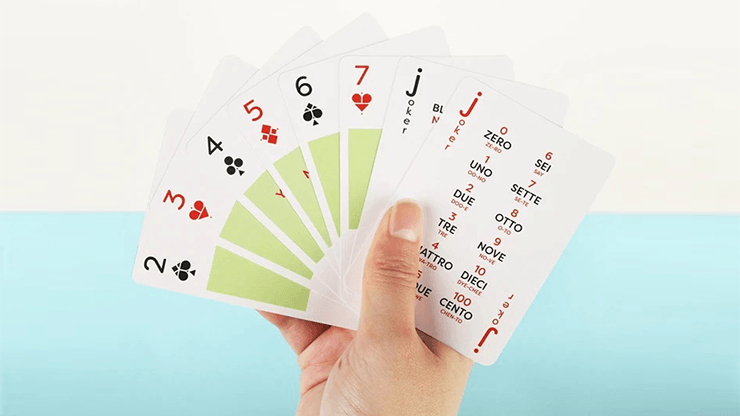 PlayingCardDecks.com-Italian Lingo Playing Cards