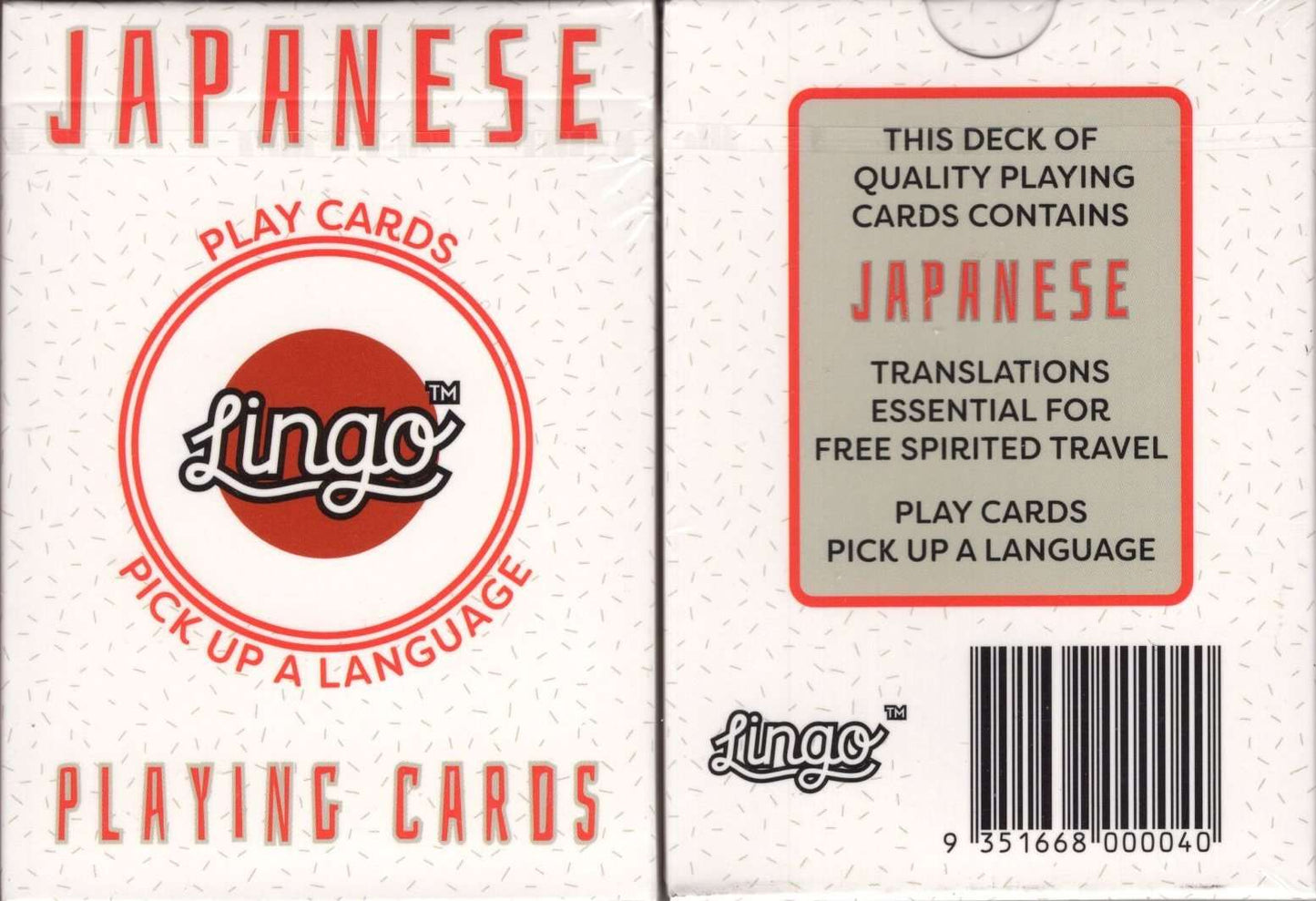 PlayingCardDecks.com-Japanese Lingo Playing Cards