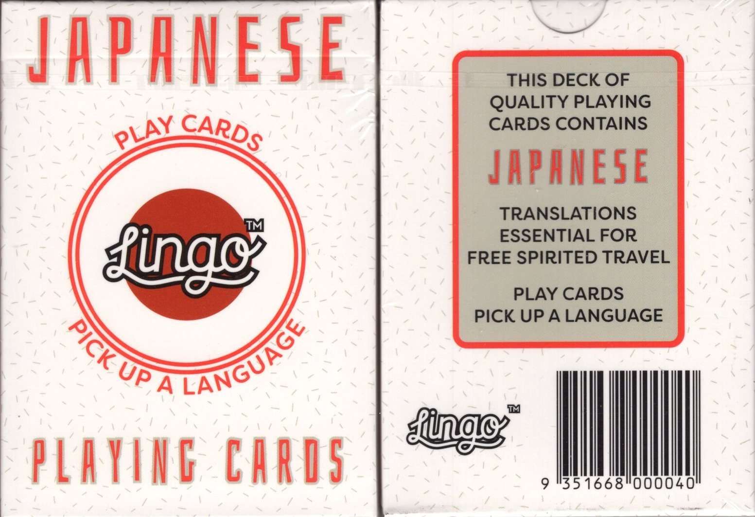 PlayingCardDecks.com-Japanese Lingo Playing Cards