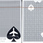 PlayingCardDecks.com-Jetsetter Jetway Silver Playing Cards EPCC