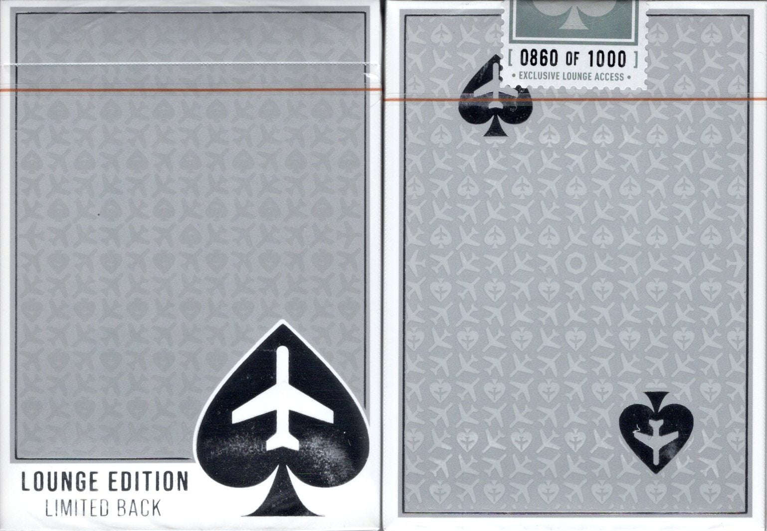 PlayingCardDecks.com-Jetsetter Limited Jetway Silver Playing Cards EPCC