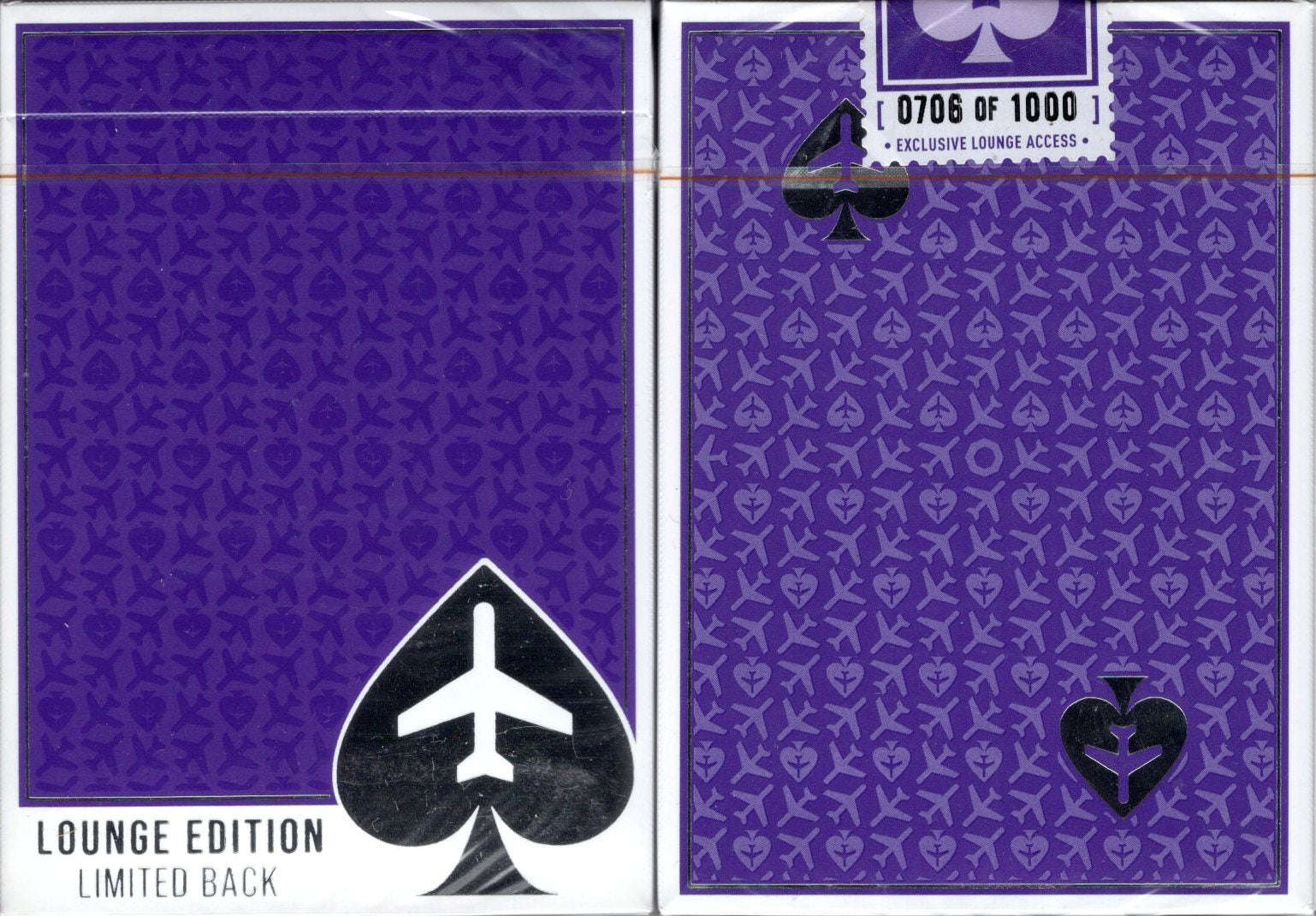 PlayingCardDecks.com-Jetsetter Lounge Limited Purple Playing Cards EPCC