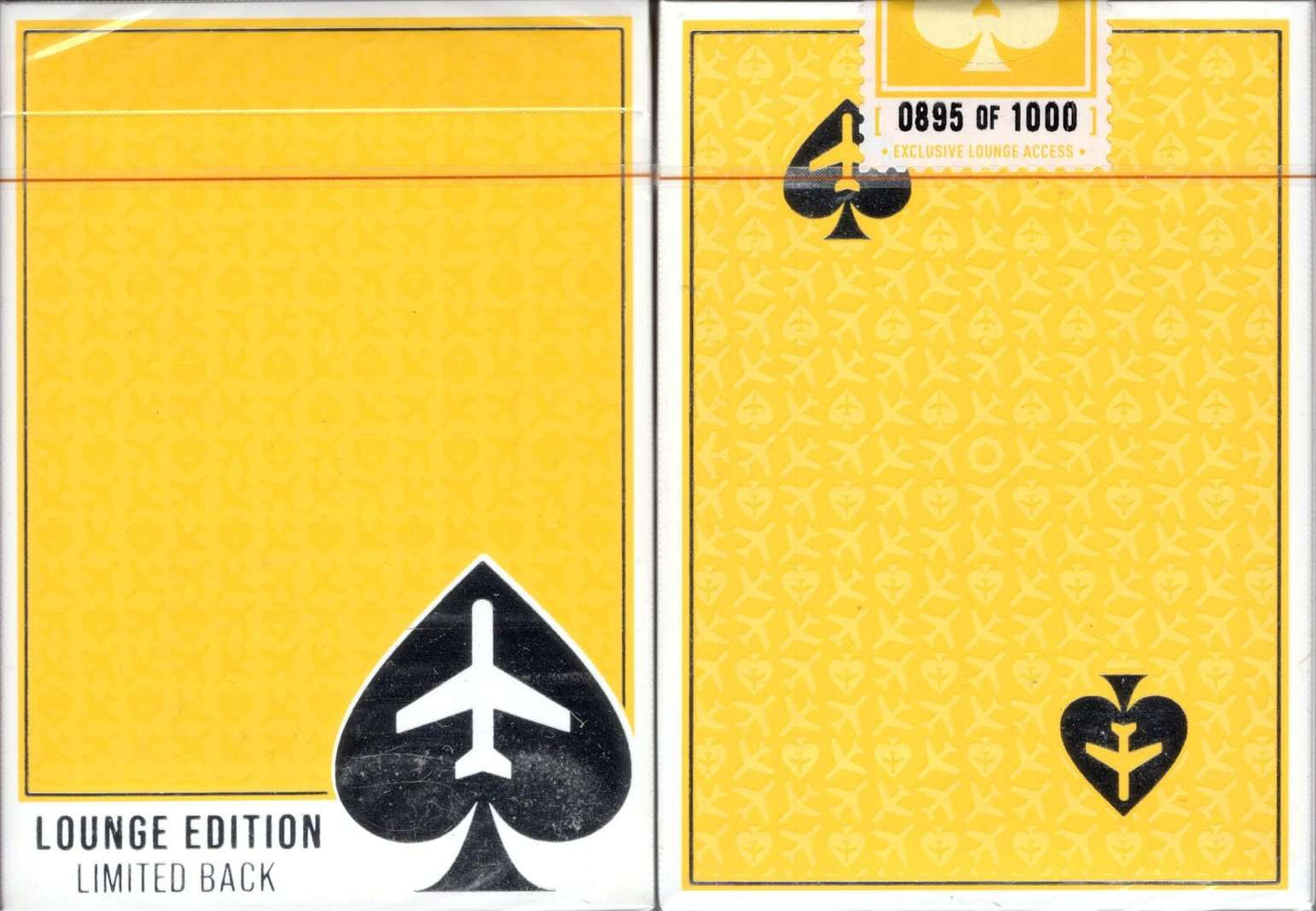 PlayingCardDecks.com-Jetsetter Lounge Limited Yellow Playing Cards EPCC