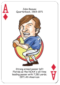 Florida Football Heroes Playing Cards