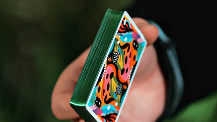 PlayingCardDecks.com-Jungle 2021 Summer Collection Gilded Playing Cards USPCC