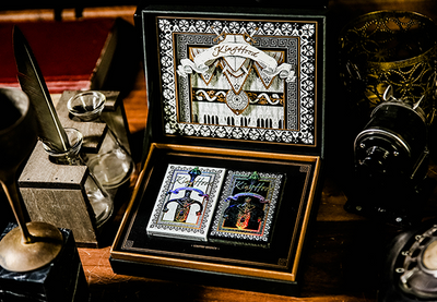 PlayingCardDecks.com-Kinghood Black Pearl Playing Card Collection 2 Deck Set