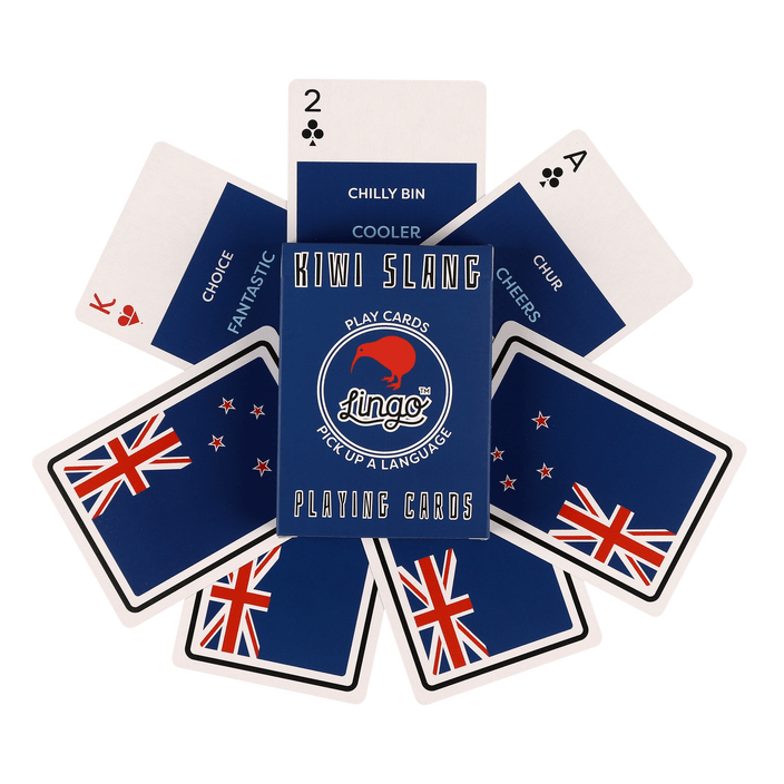 PlayingCardDecks.com-Kiwi Slang Lingo Playing Cards