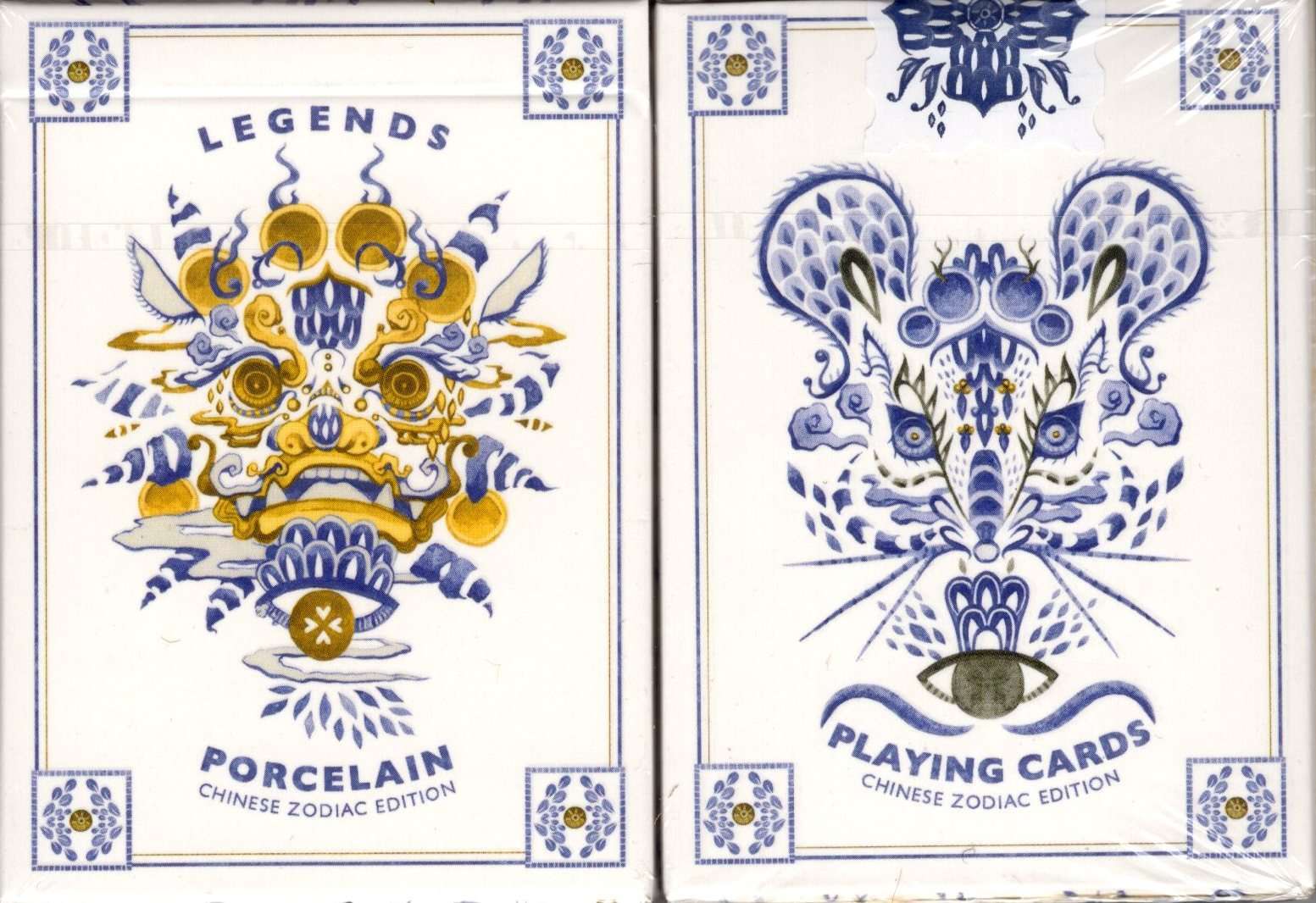 PlayingCardDecks.com-Legends Porcelain Chinese Zodiac Playing Cards LPCC