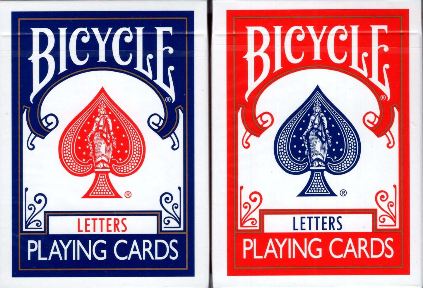 PlayingCardDecks.com-Letters Gaff Bicycle Playing Cards