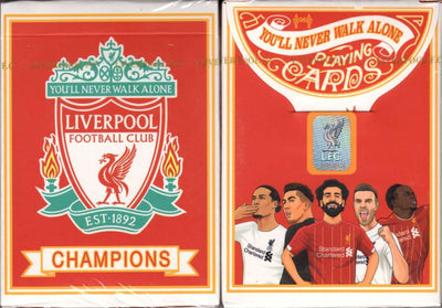 PlayingCardDecks.com-Liverpool Soccer Playing Cards