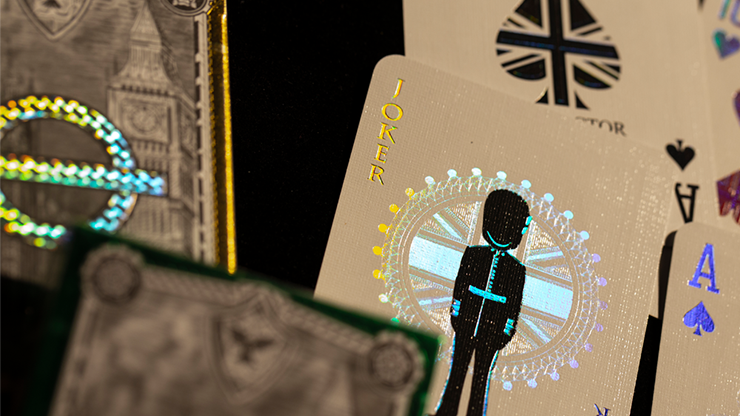 PlayingCardDecks.com-London Gold Diffractor Playing Cards