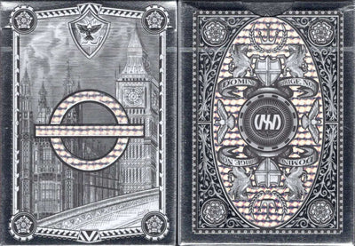 PlayingCardDecks.com-London Silver Diffractor Playing Cards