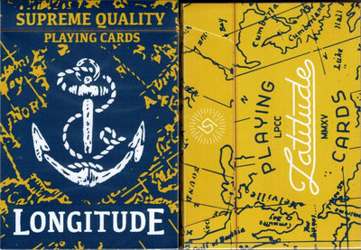 PlayingCardDecks.com-Longitude & Latitude Playing Cards 2 Deck Set LPCC