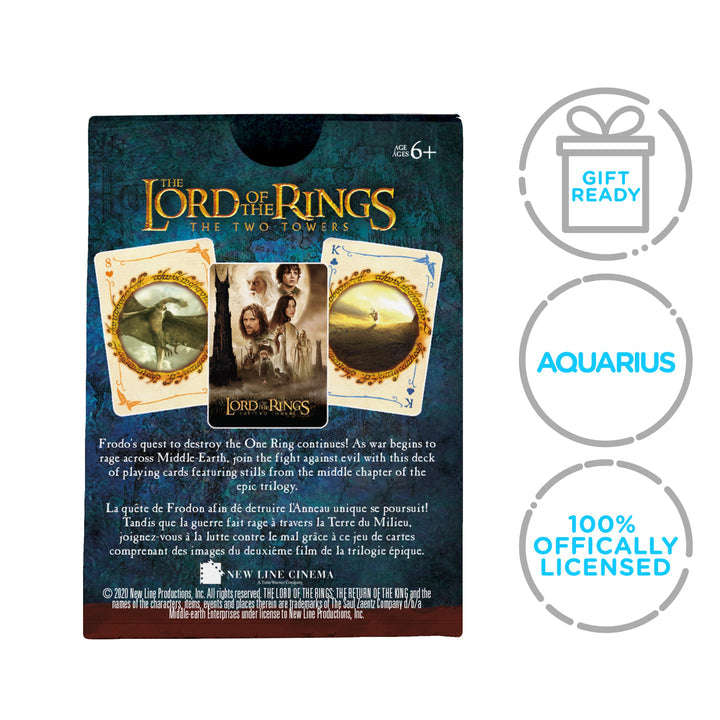 PlayingCardDecks.com-Lord of the Rings The Two Towers Playing Cards Aquarius