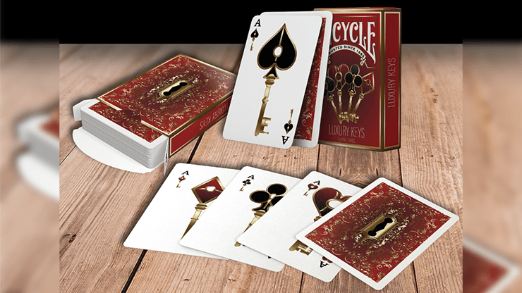 PlayingCardDecks.com-Luxury Keys Bicycle Playing Cards