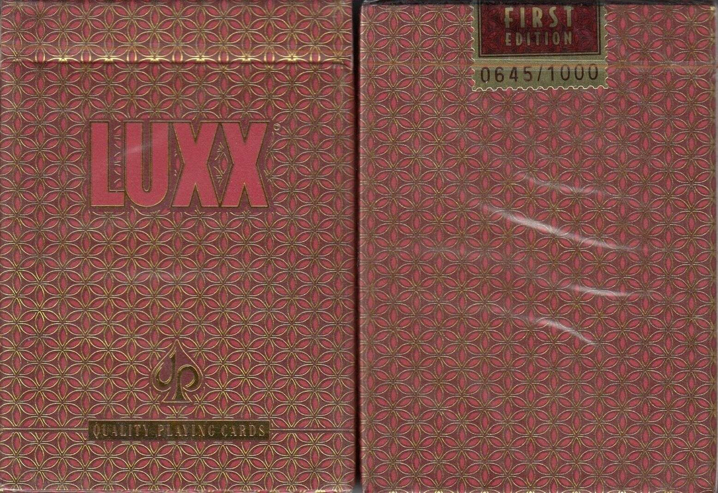 PlayingCardDecks.com-LUXX Elliptica Playing Cards LPCC: Red