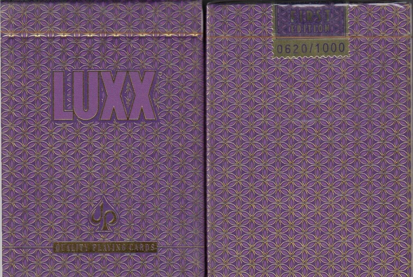 PlayingCardDecks.com-LUXX Elliptica Playing Cards LPCC: Purple
