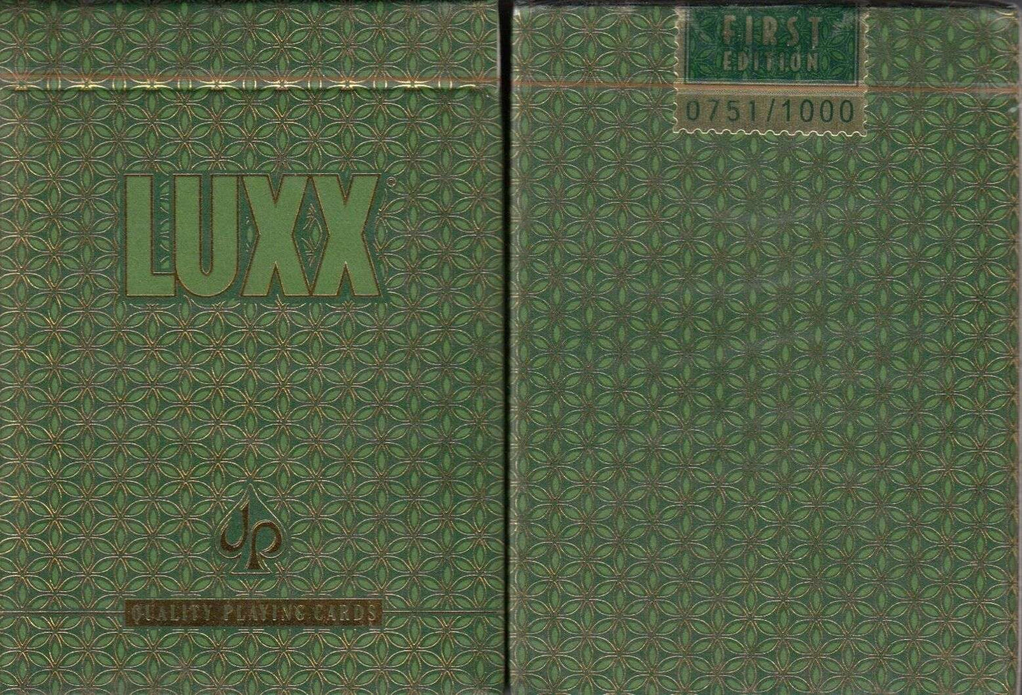 PlayingCardDecks.com-LUXX Elliptica Playing Cards LPCC: Green