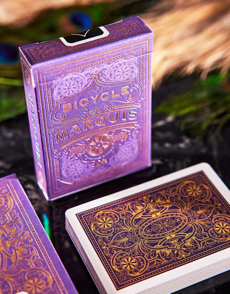 Bicycle playing cards online purple