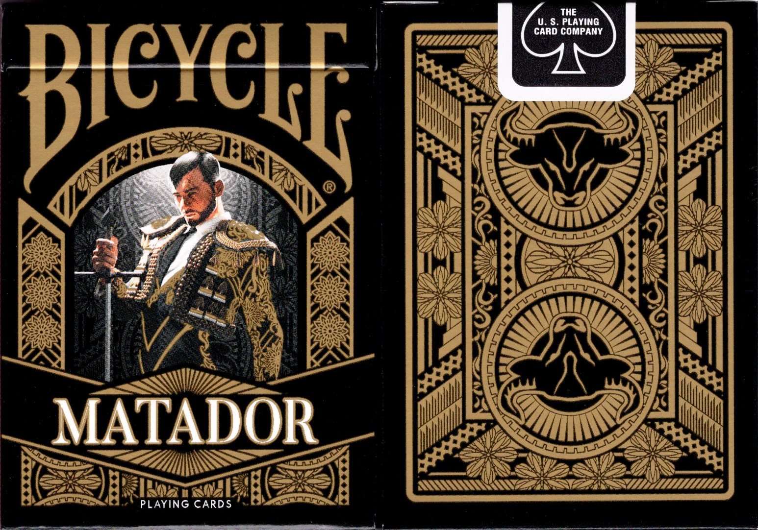 PlayingCardDecks.com-Matador Bicycle Playing Cards: Black