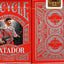 PlayingCardDecks.com-Matador Gilded Bicycle Playing Cards: Red