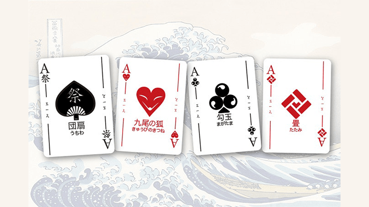 PlayingCardDecks.com-Matsuri Gilded Playing Cards