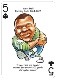 New York AFC Football Heroes Playing Cards