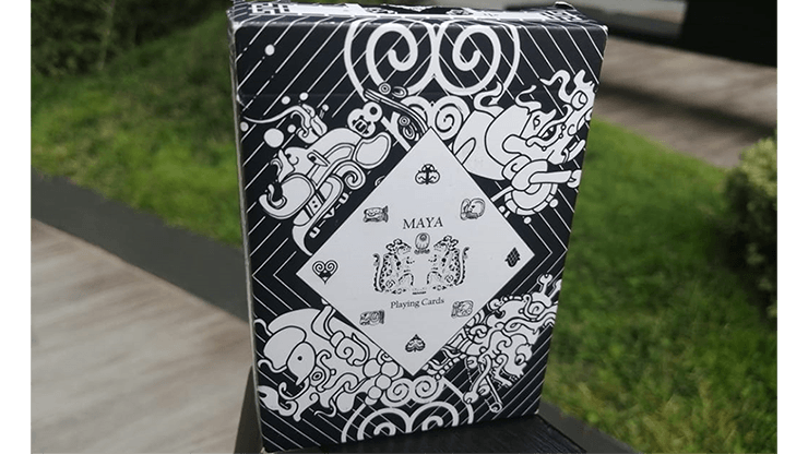 PlayingCardDecks.com-Maya Magic White Playing Cards