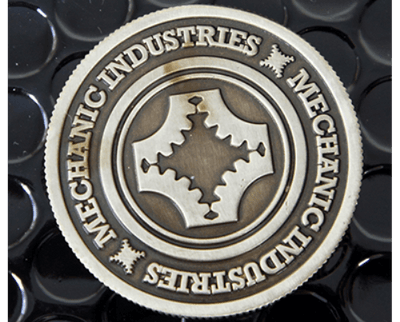 PlayingCardDecks.com-Mechanic Coin Full Dollar Size Gun Metal Grey