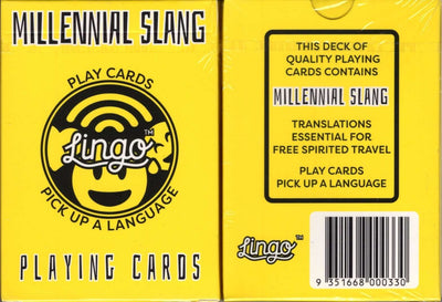 PlayingCardDecks.com-Millennial Slang Lingo Playing Cards