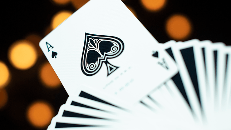 PlayingCardDecks.com-Modern Feel Jerry's Nugget Black Playing Cards USPCC