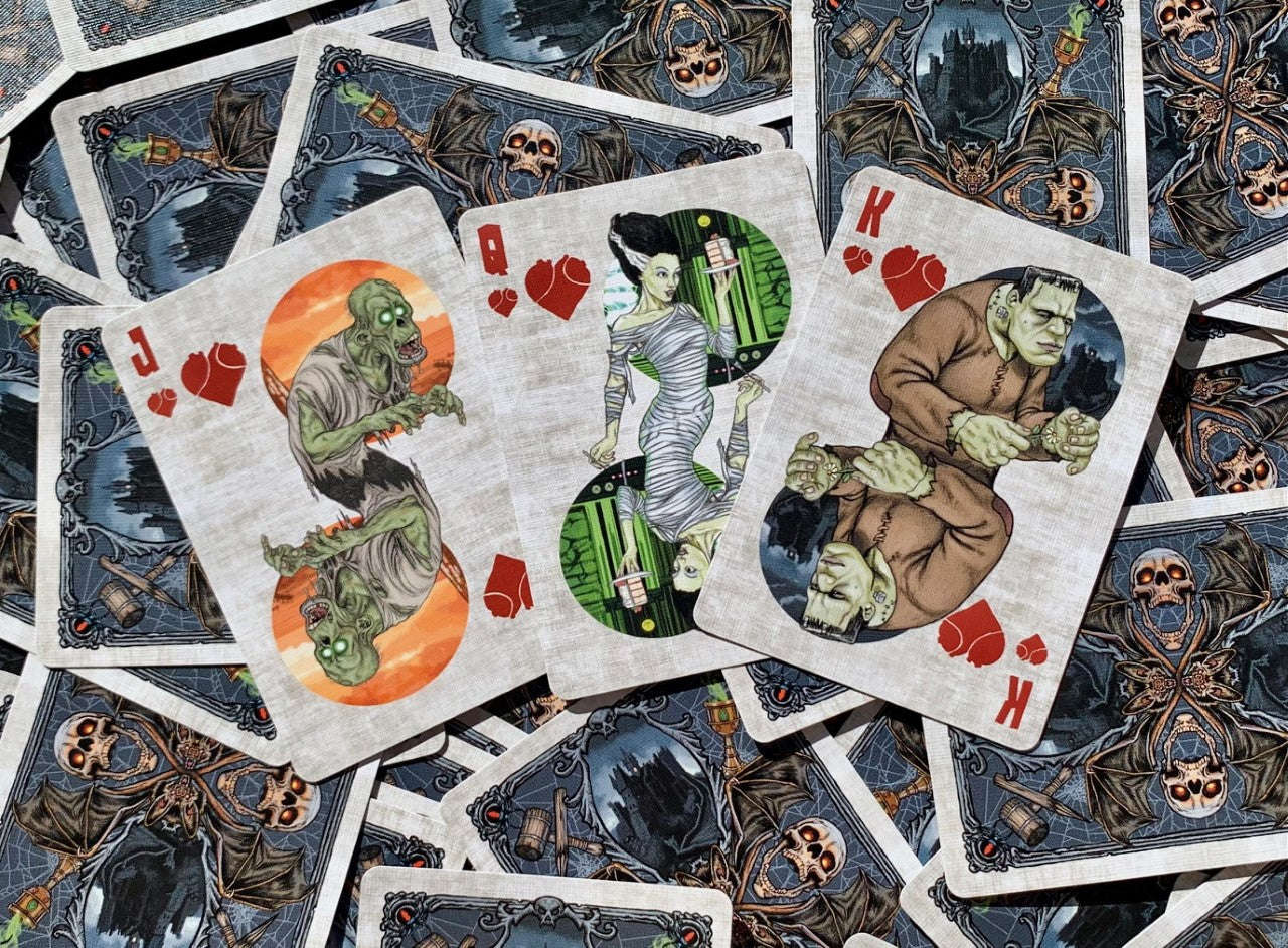 playing monsters Monster v2 Bicycle Playing Cards