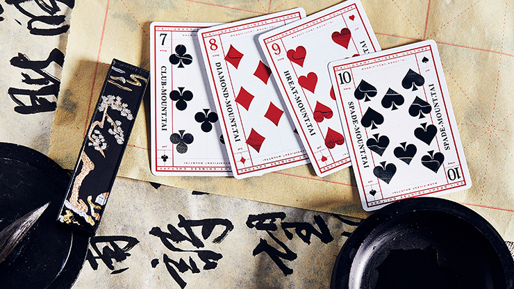 PlayingCardDecks.com-Mountain Wang Yue Red Playing Cards USPCC