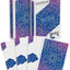 PlayingCardDecks.com-Neon Blue Aurora Bicycle Cardistry Cards