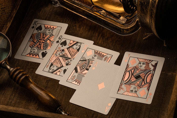 PlayingCardDecks.com-NOC Luxury Rose Gold Playing Cards Cartamundi