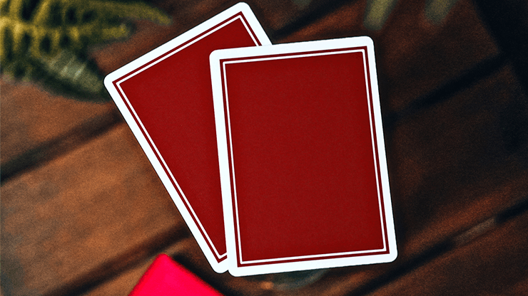 PlayingCardDecks.com-NOC Pro Burgundy Red Marked Playing Cards USPCC