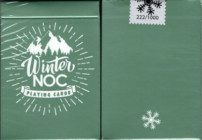 PlayingCardDecks.com-NOC Winter Survival Green Playing Cards USPCC